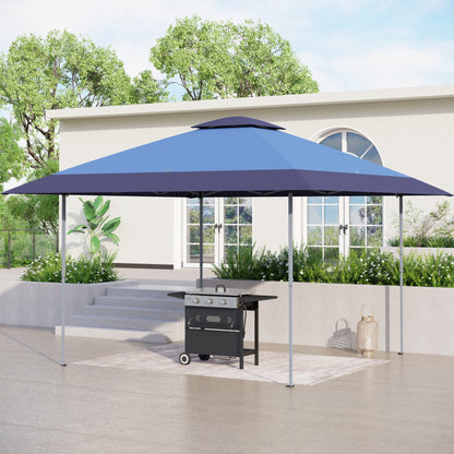 Caravane de jardin gonflable renforcée de 3,96 m x 3,96 m (13' x 13') avec élégant rideau d'angle - 13x13ft