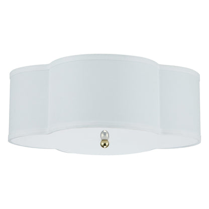 Applique murale encastrable à 2 lumières avec diffuseur en acrylique, couleur lin blanc