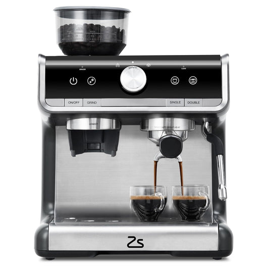 Machine à café expresso automatique 20 bar avec mousseur de lait pour barista à domicile