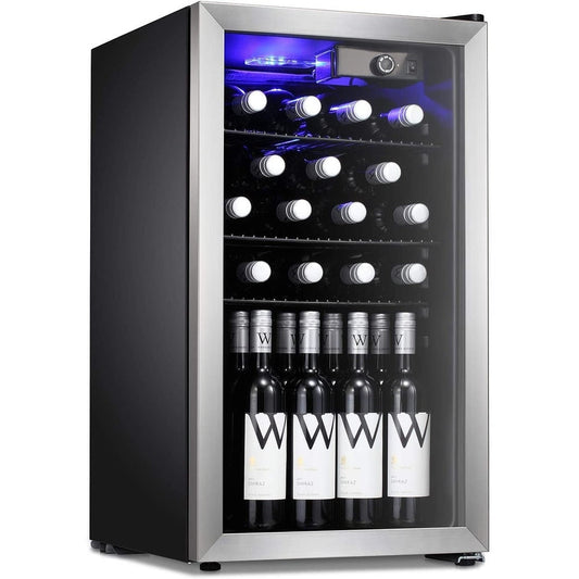 Cave à vin/réfrigérateur à boissons/mini-réfrigérateur pour 26 bouteilles - 44,5 x 49 x 79 cm (17,52*19,29*31,18 pouces)