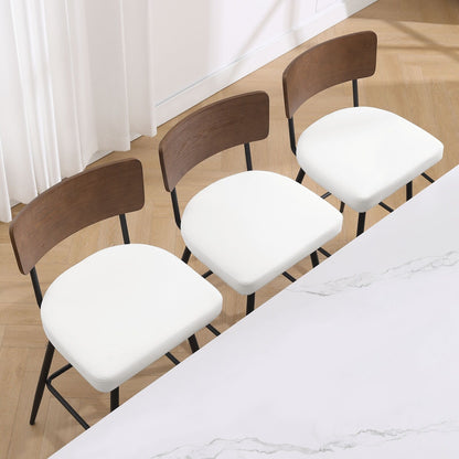Tabourets de bar/compteur pivotants à revêtement en simili cuir - Lot de 2/3/4