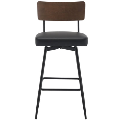 Tabourets de bar/compteur pivotants à revêtement en simili cuir - Lot de 2/3/4