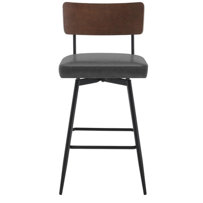 Tabourets de bar/compteur pivotants à revêtement en simili cuir - Lot de 2/3/4
