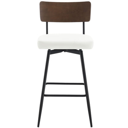 Tabourets de bar/compteur pivotants à revêtement en simili cuir - Lot de 2/3/4