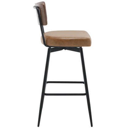 Tabourets de bar/compteur pivotants à revêtement en simili cuir - Lot de 2/3/4