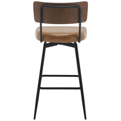 Tabourets de bar/compteur pivotants à revêtement en simili cuir - Lot de 2/3/4