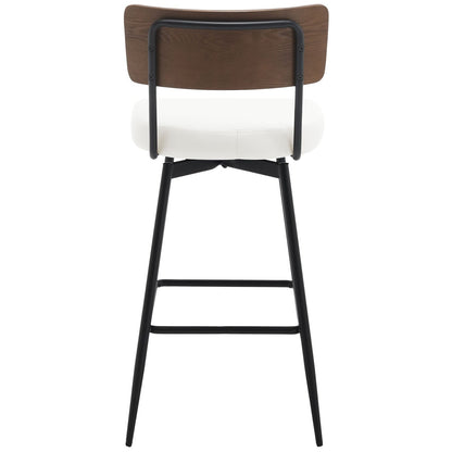 Tabourets de bar/compteur pivotants à revêtement en simili cuir - Lot de 2/3/4