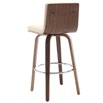 Tabourets de bar/comptoir pivotants en simili cuir 26/29, lot de 2/3