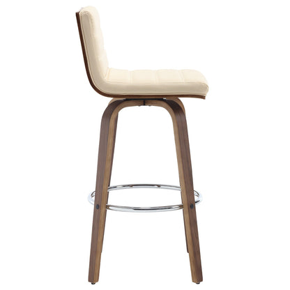 Tabourets de bar/comptoir pivotants en simili cuir 26/29, lot de 2/3