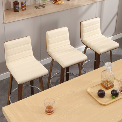 Tabourets de bar/comptoir pivotants en simili cuir 26/29, lot de 2/3