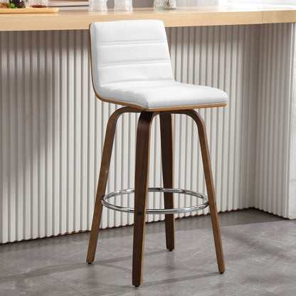 Tabourets de bar/comptoir pivotants en simili cuir 26/29, lot de 2/3