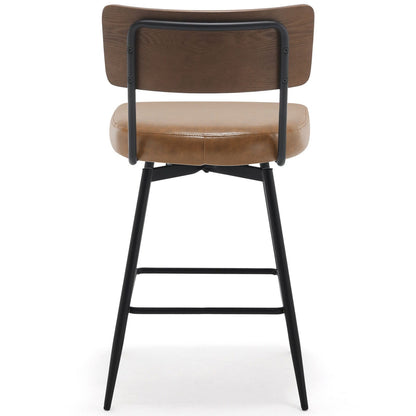 Tabourets de bar/compteur pivotants à revêtement en simili cuir - Lot de 2/3/4