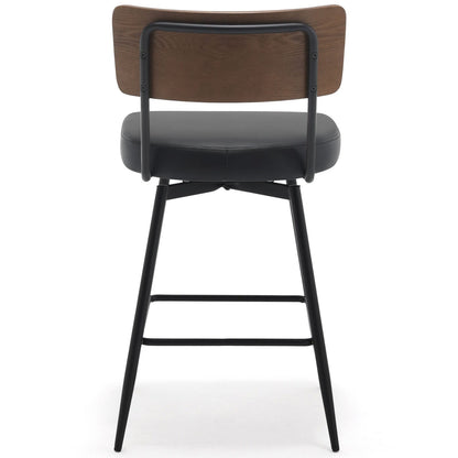 Tabourets de bar/compteur pivotants à revêtement en simili cuir - Lot de 2/3/4