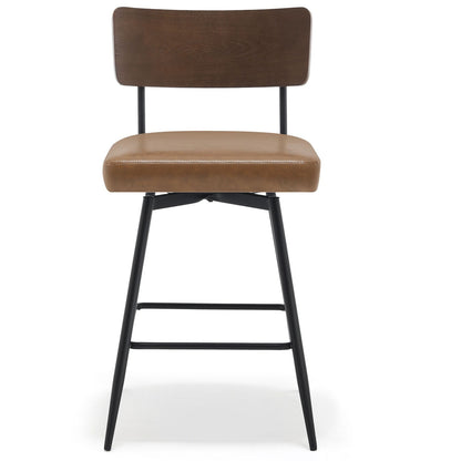 Tabourets de bar/compteur pivotants à revêtement en simili cuir - Lot de 2/3/4