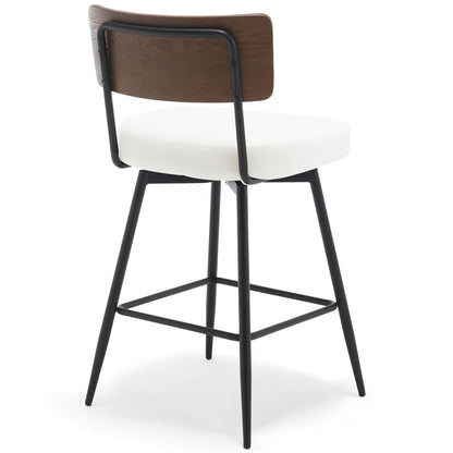 Tabourets de bar/compteur pivotants à revêtement en simili cuir - Lot de 2/3/4