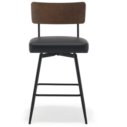 Tabourets de bar/compteur pivotants à revêtement en simili cuir - Lot de 2/3/4