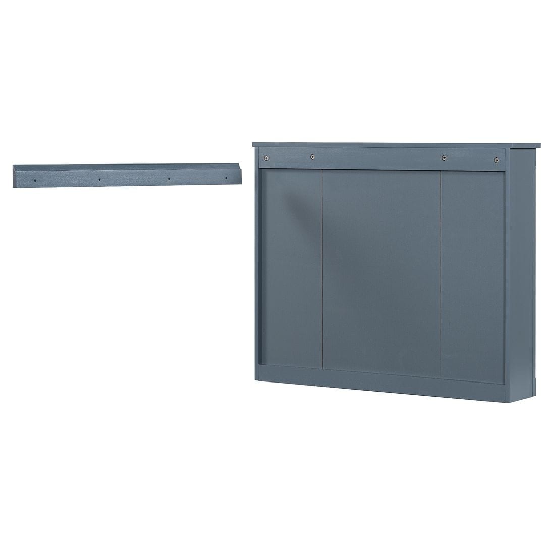 Meuble-lavabo moderne de 91 cm (36 pouces) pour salle de bain avec lavabo intégré et armoire à miroir, 2 portes et 2 tiroirs