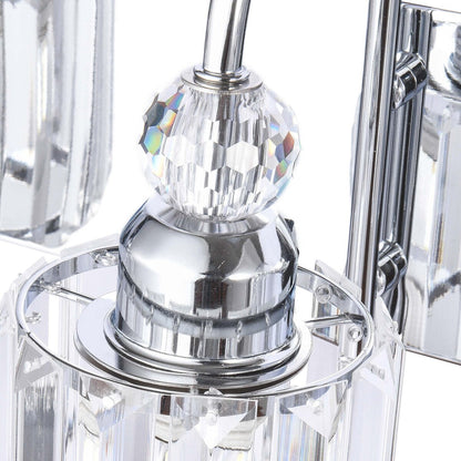Chrome/ Noir/ Or Moderne Au-dessus du miroir Cristal Salle de bain Luminaires muraux pour salle de bain Lumières de vanité