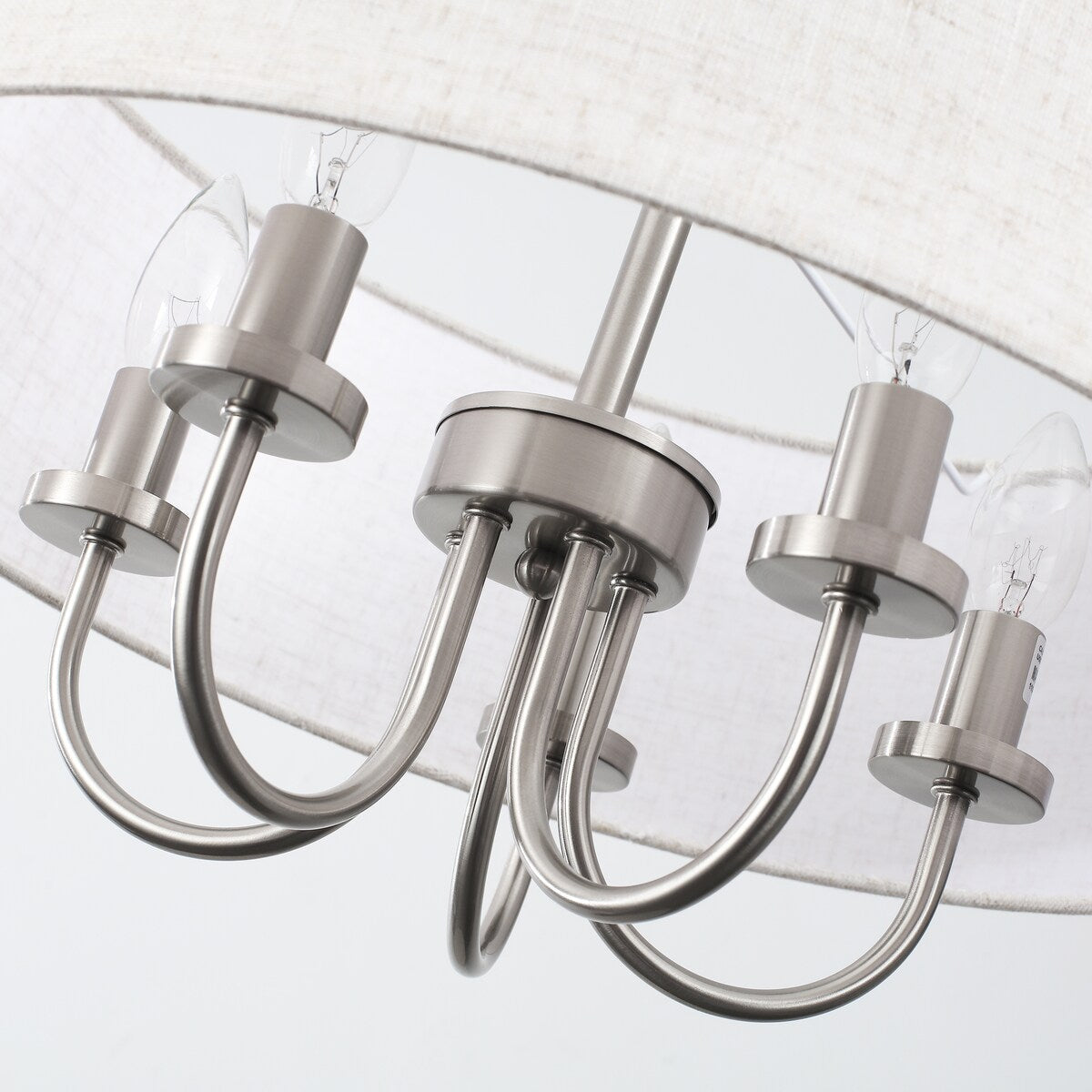 Suspension moderne à 5 lumières, à fixer au plafond, pour salle à manger, chambre à coucher, salon - N/A