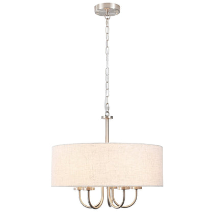 Suspension moderne à 5 lumières, à fixer au plafond, pour salle à manger, chambre à coucher, salon - N/A