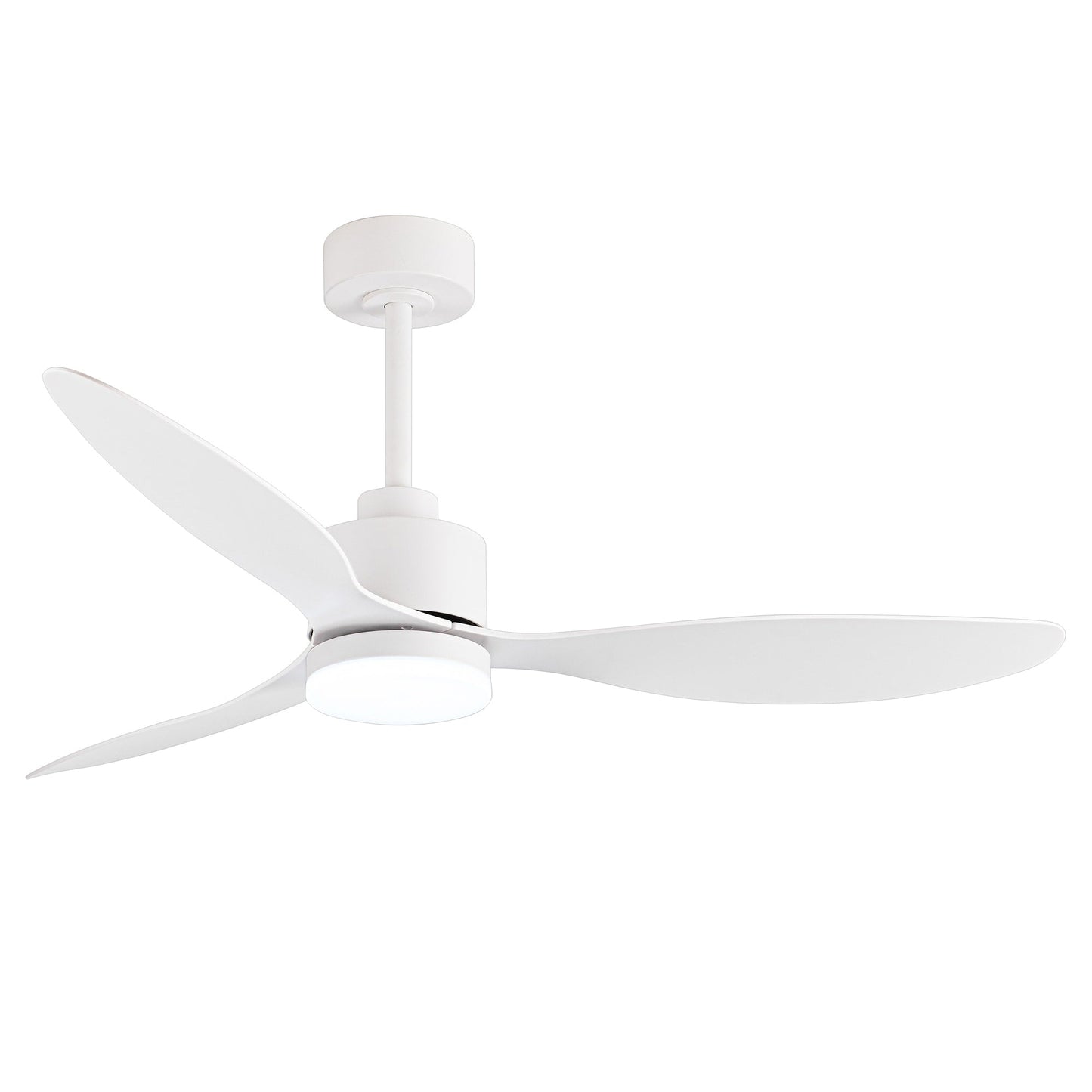 Ventilateur de plafond LED 52 pouces avec éclairage et télécommande (3 pales)