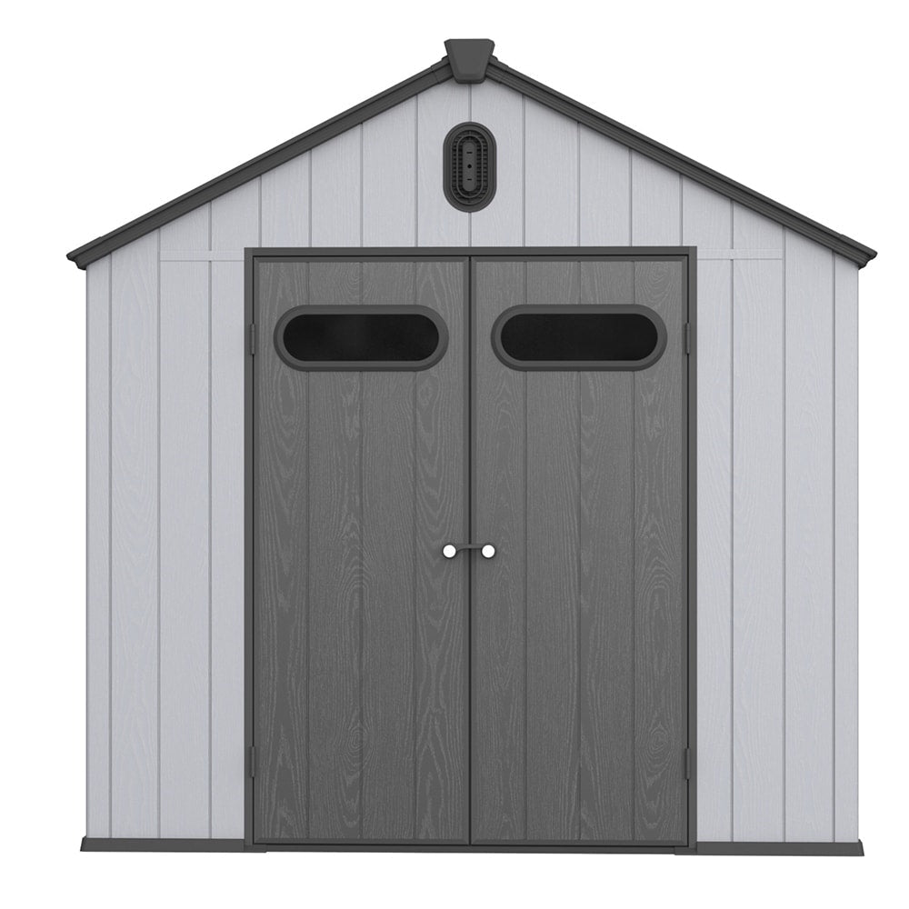 Abri de jardin en résine pour extérieur, résistant aux intempéries, avec plancher, Spire Tool Shed, 6 pi x 4 pi/6 pi x 8 pi/8 pi x 6 pi/8 pi x 10 pi