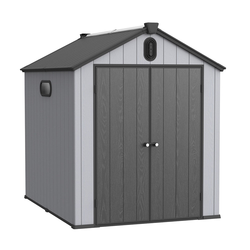 Abri de jardin en résine pour extérieur, résistant aux intempéries, avec plancher, Spire Tool Shed, 6 pi x 4 pi/6 pi x 8 pi/8 pi x 6 pi/8 pi x 10 pi