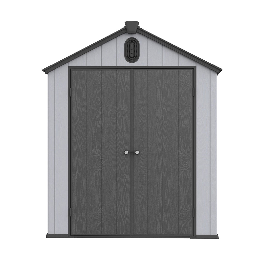 Abri de jardin en résine pour extérieur, résistant aux intempéries, avec plancher, Spire Tool Shed, 6 pi x 4 pi/6 pi x 8 pi/8 pi x 6 pi/8 pi x 10 pi