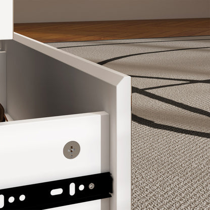 Meuble de rangement à 9 tiroirs, 63W, pour salon ou chambre à coucher.