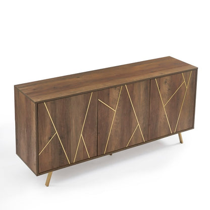 Buffet et meuble de rangement en bois de 160 cm de large
