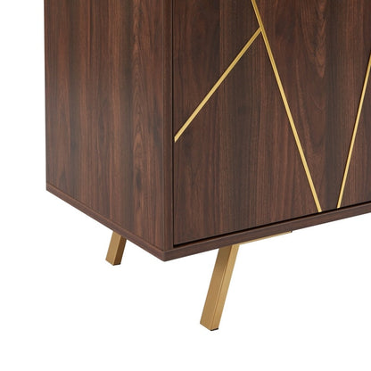 Buffet et meuble de rangement en bois de 160 cm de large