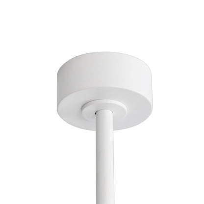 Ventilateur de plafond à LED noir à 8 pales de 65 pouces avec lumière et télécommande