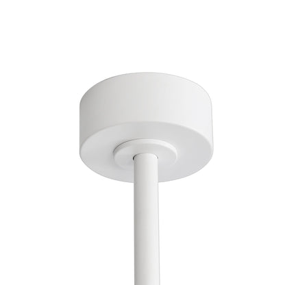 Ventilateur de plafond à LED noir à 8 pales de 65 pouces avec lumière et télécommande