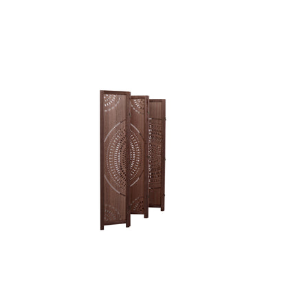 Paravent pliable en bois massif, 165 cm de hauteur