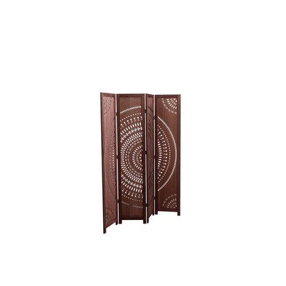 Paravent pliable en bois massif, 165 cm de hauteur