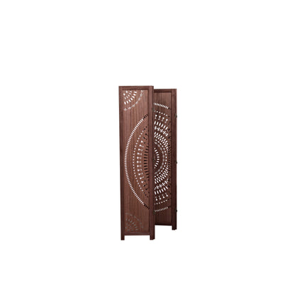 Paravent pliable en bois massif, 165 cm de hauteur