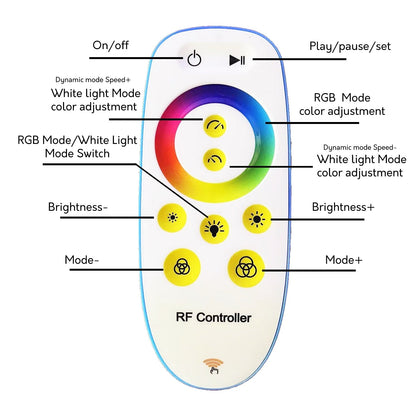 69 Lampe de sol LED à arc/arcature, à intensité variable - RGBW - N/A