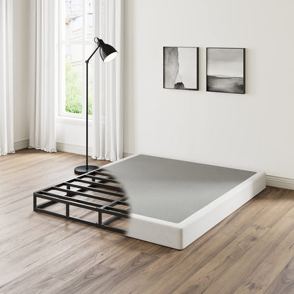FSCHOS Sommier à ressorts métalliques de 7 pouces, base de matelas basique, sans pieds.