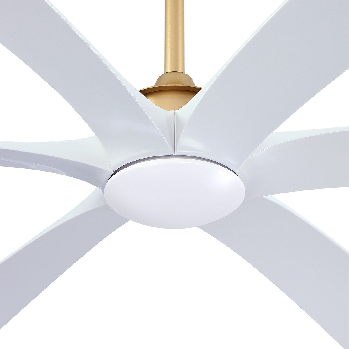 Ventilateur de plafond à courant continu de 183 cm (72 pouces) à 6 pales en bois flotté avec éclairage et télécommande