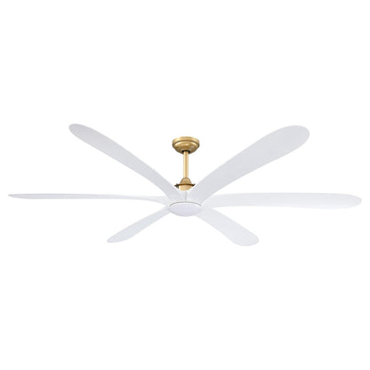 Ventilateur de plafond à courant continu de 183 cm (72 pouces) à 6 pales en bois flotté avec éclairage et télécommande