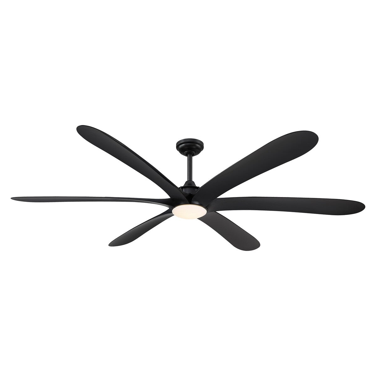 Ventilateur de plafond à courant continu de 183 cm (72 pouces) à 6 pales en bois flotté avec éclairage et télécommande
