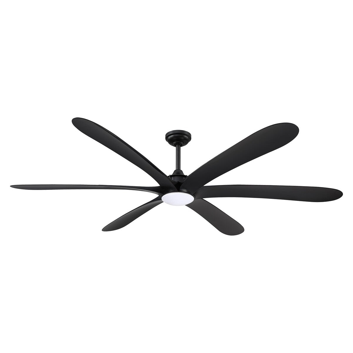 Ventilateur de plafond à courant continu de 183 cm (72 pouces) à 6 pales en bois flotté avec éclairage et télécommande