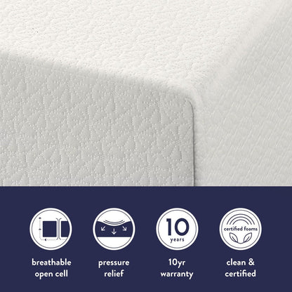Matelas en mousse à mémoire de forme à 8 couches de Crown Comfort