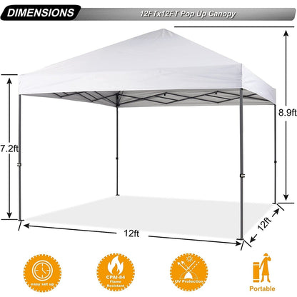 ABCCANOPY Tente de parasol pliable facile à installer, durable, pour extérieur.