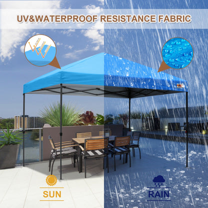 ABCCANOPY Tente de parasol pliable facile à installer, durable, pour extérieur.