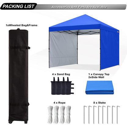 ABCCANOPY Tente de parasol pliable facile à installer, durable, pour extérieur.
