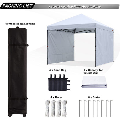 ABCCANOPY Tente de parasol pliable facile à installer, durable, pour extérieur.