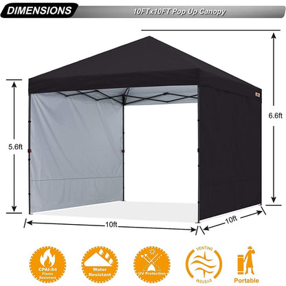 ABCCANOPY Tente de parasol pliable facile à installer, durable, pour extérieur.