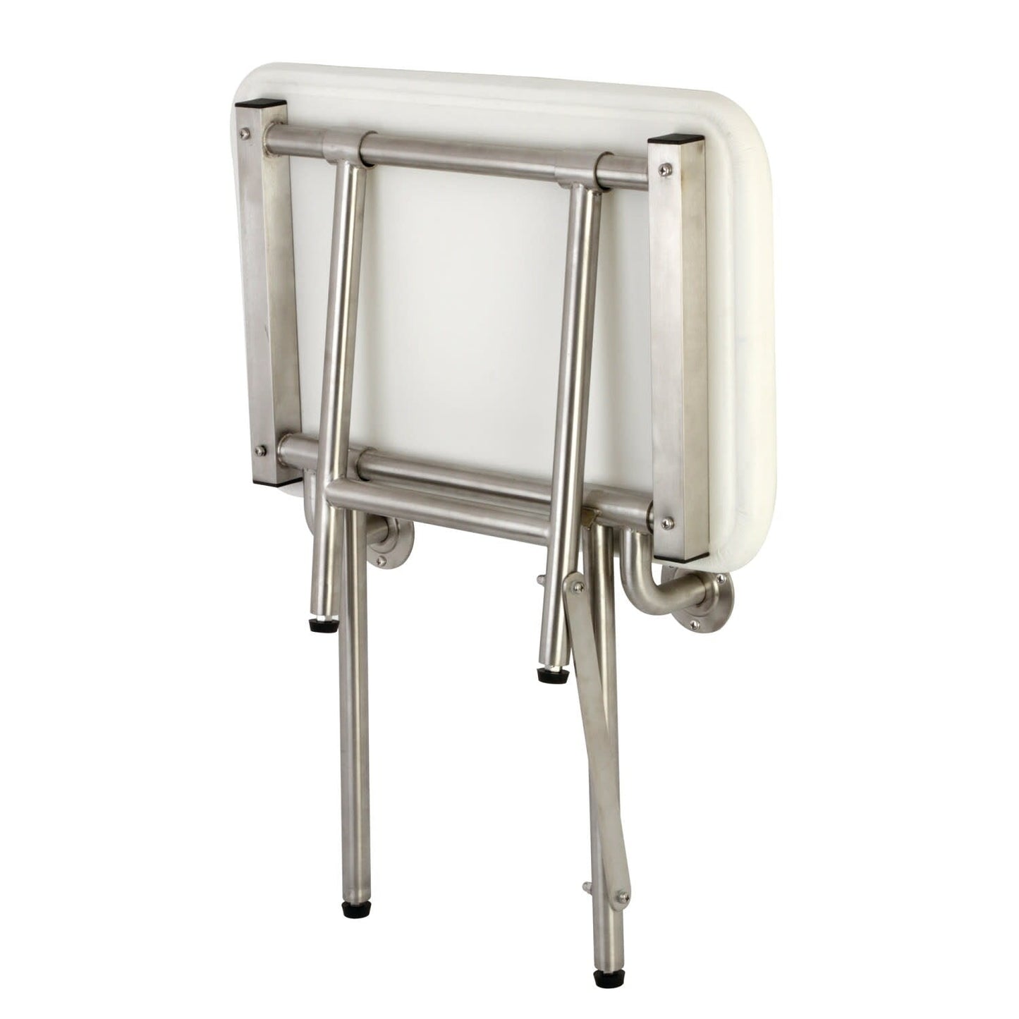 Adascape 22 x 16 siège de douche mural pliable pour personnes obèses avec supports de sol supplémentaires
