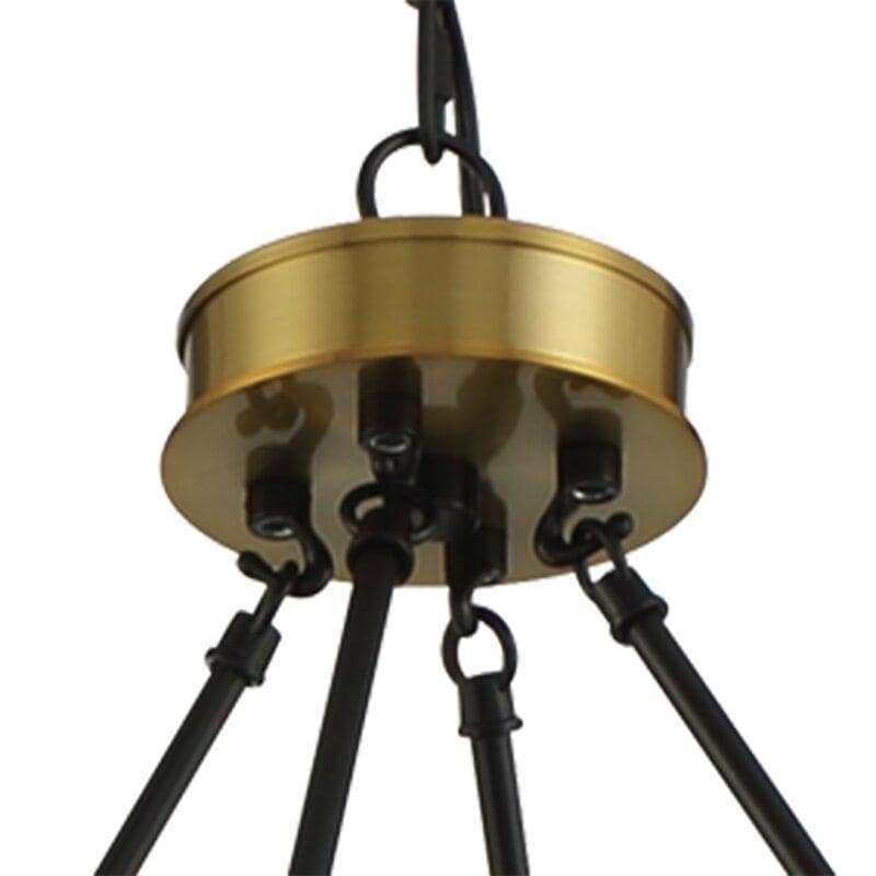 Suspension Acroma à 12 lumières, style ferme, en forme de roue de charrette de 40 pouces, avec certification UL - 40'' de diamètre x 138'' de hauteur